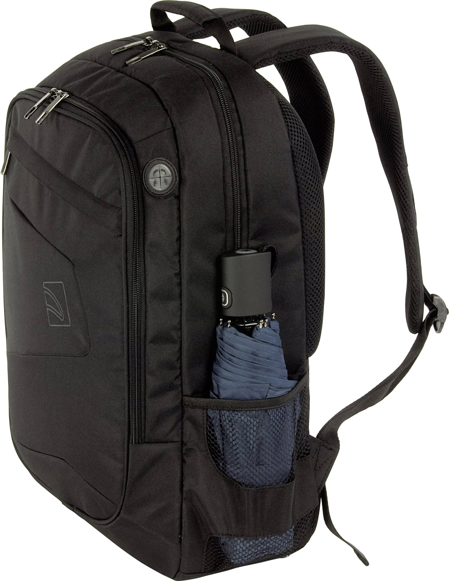 Tucano Notebook Rucksack LATO Passend für maximal: 43,9 cm (17,3") Schwarz