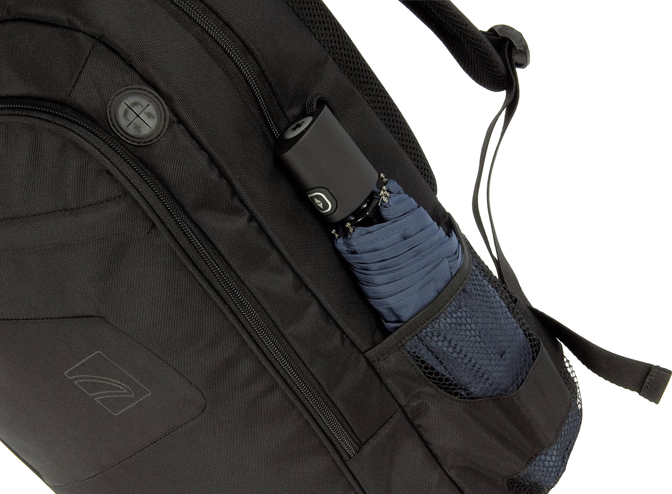 Tucano Notebook Rucksack LATO Passend für maximal: 43,9 cm (17,3") Schwarz