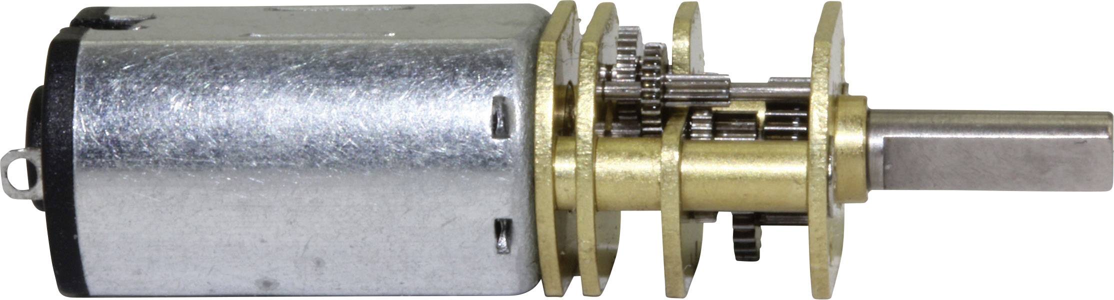 Sol Expert 96443 Micro-Getriebemotor G 250 geflanscht, Metallzahnräder 1:250 6 - 100 U/min