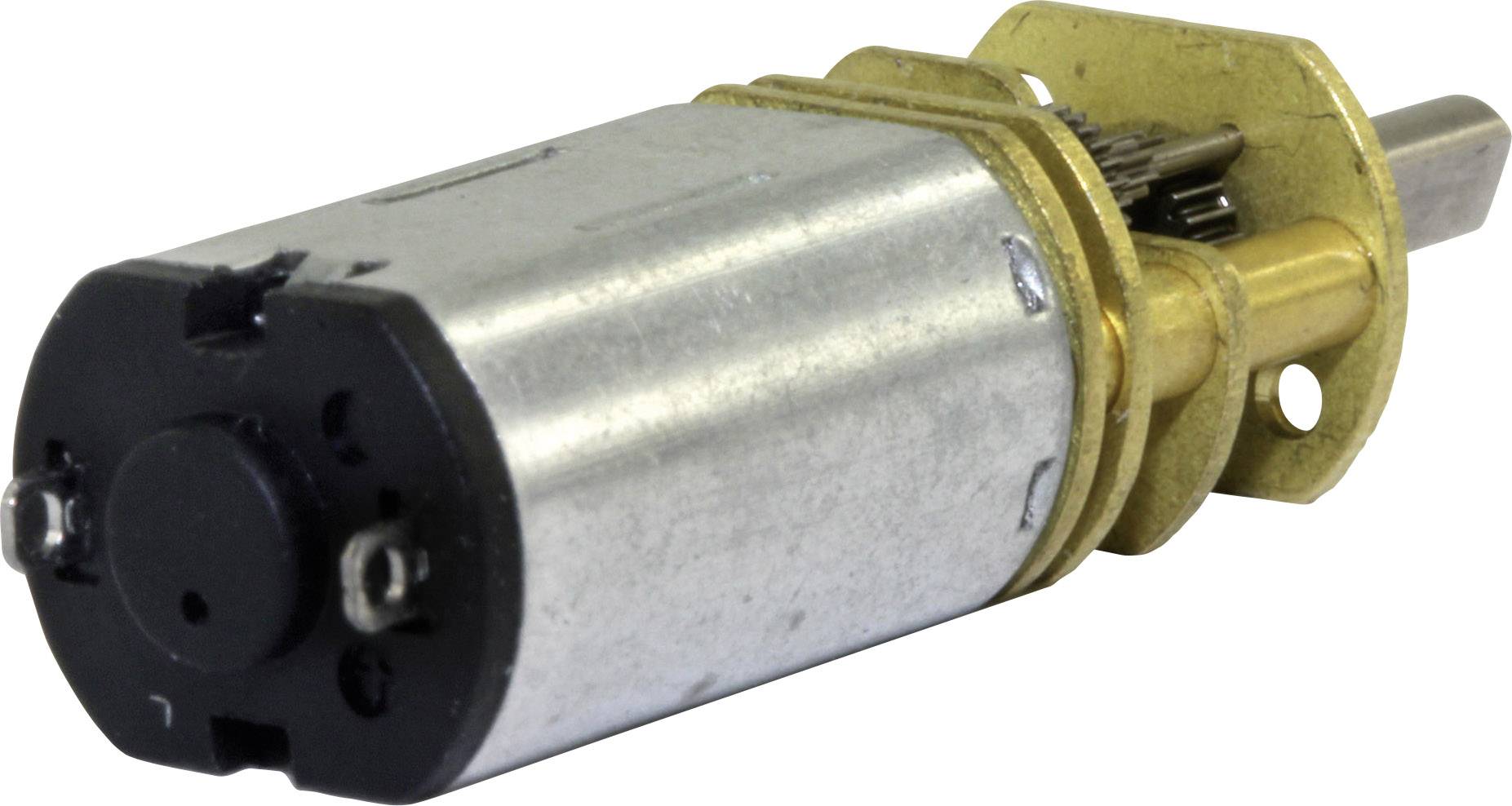 Sol Expert 96443 Micro-Getriebemotor G 250 geflanscht, Metallzahnräder 1:250 6 - 100 U/min