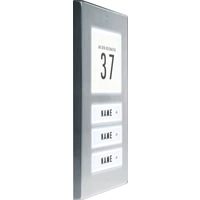 M-e modern-electronics 41067 Klingelplatte mit Adressfeld, mit Namensschild 3 Familienhaus Edelstahl 12 V/1A M-e modern-electronics 41067 Klingelplatte mit Adressfeld, mit Namensschild 3 Familienhaus Edelstahl 12 V/1A