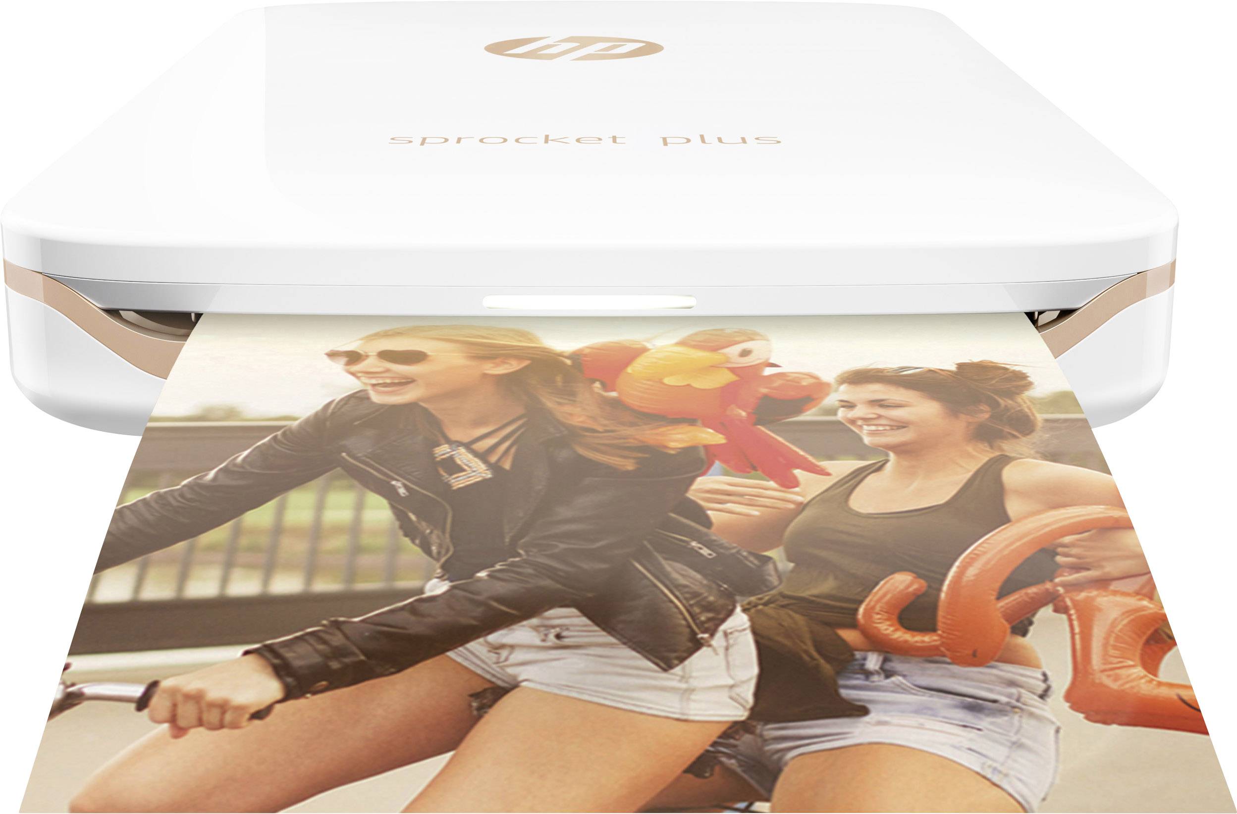 HP Sprocket Plus White Fotodrucker Druck-Auflösung: 313 x 400 dpi Papierformat (max.): 58 x 87mm