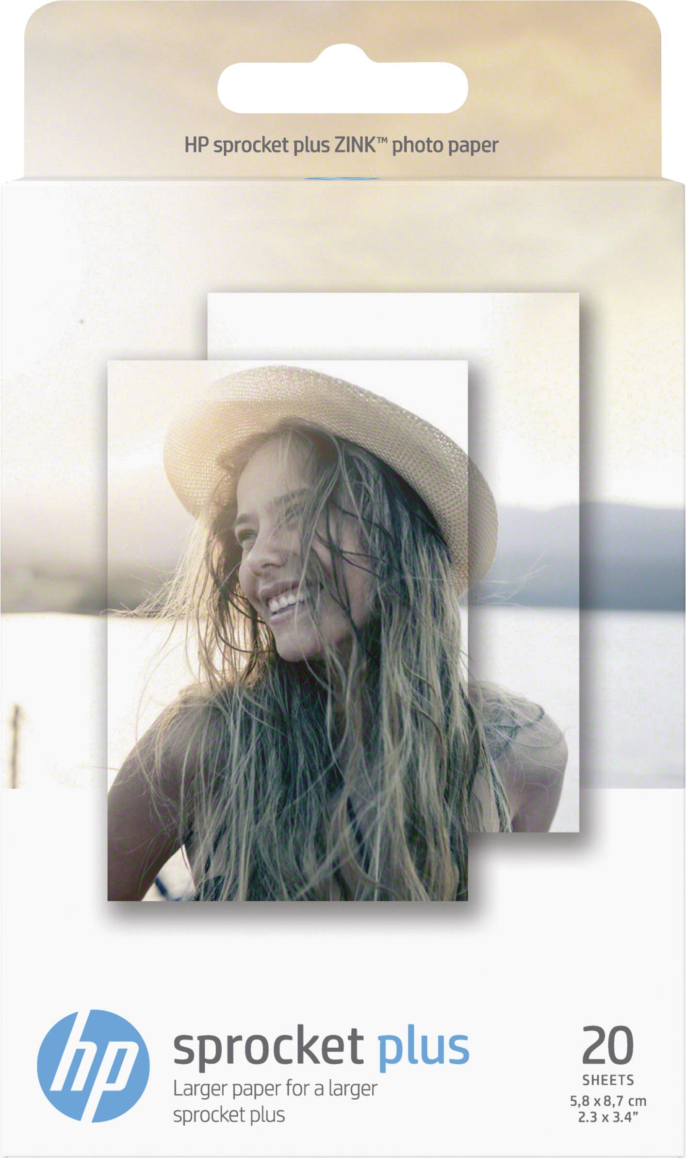 HP Fotodrucker Fotopapier ZINK® PLUS PHOTO PAPER 2LY72A 20 Blatt