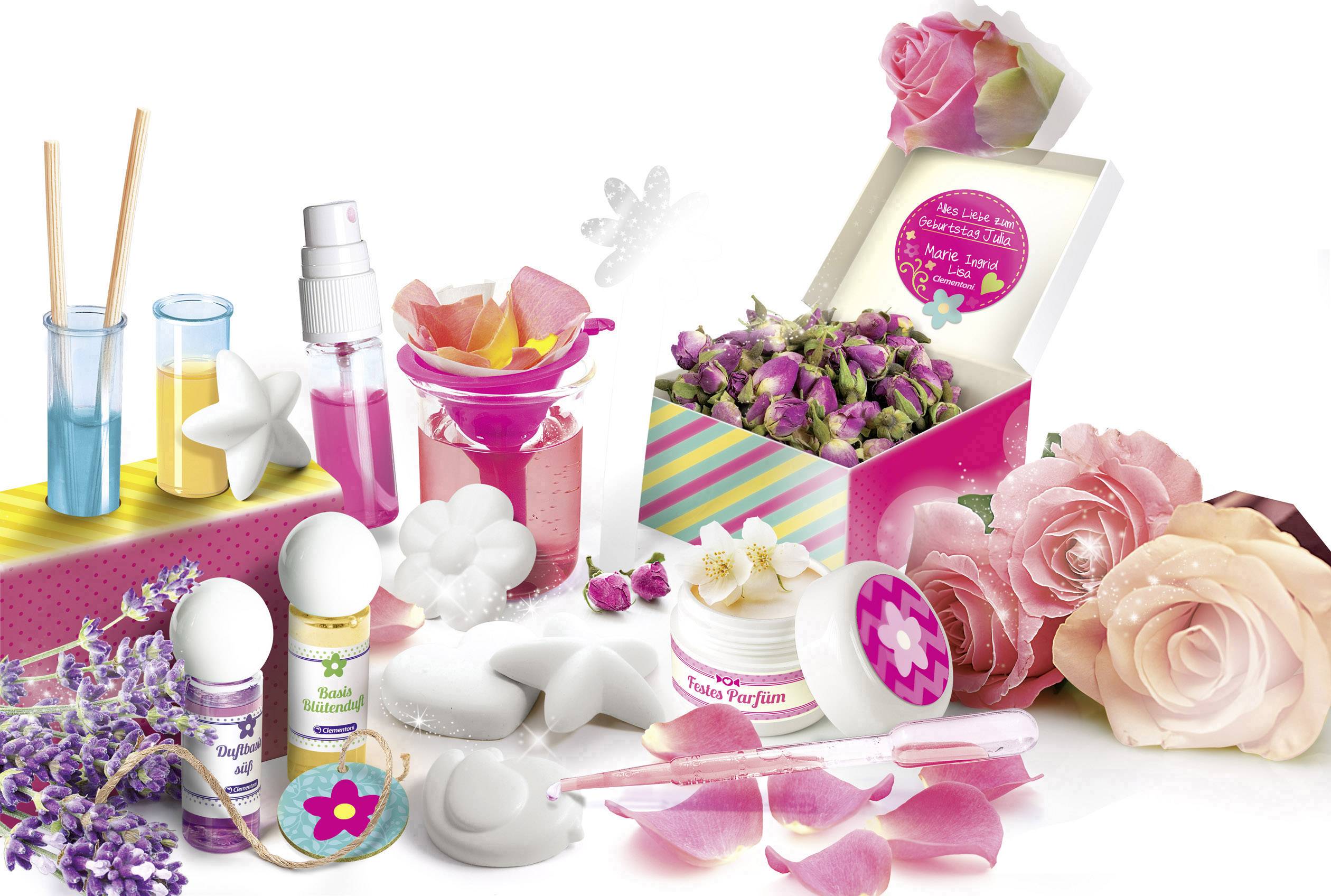 Clementoni 59070.4 Galileo - Mein Parfümlabor Experimentier-Set ab 8 Jahre