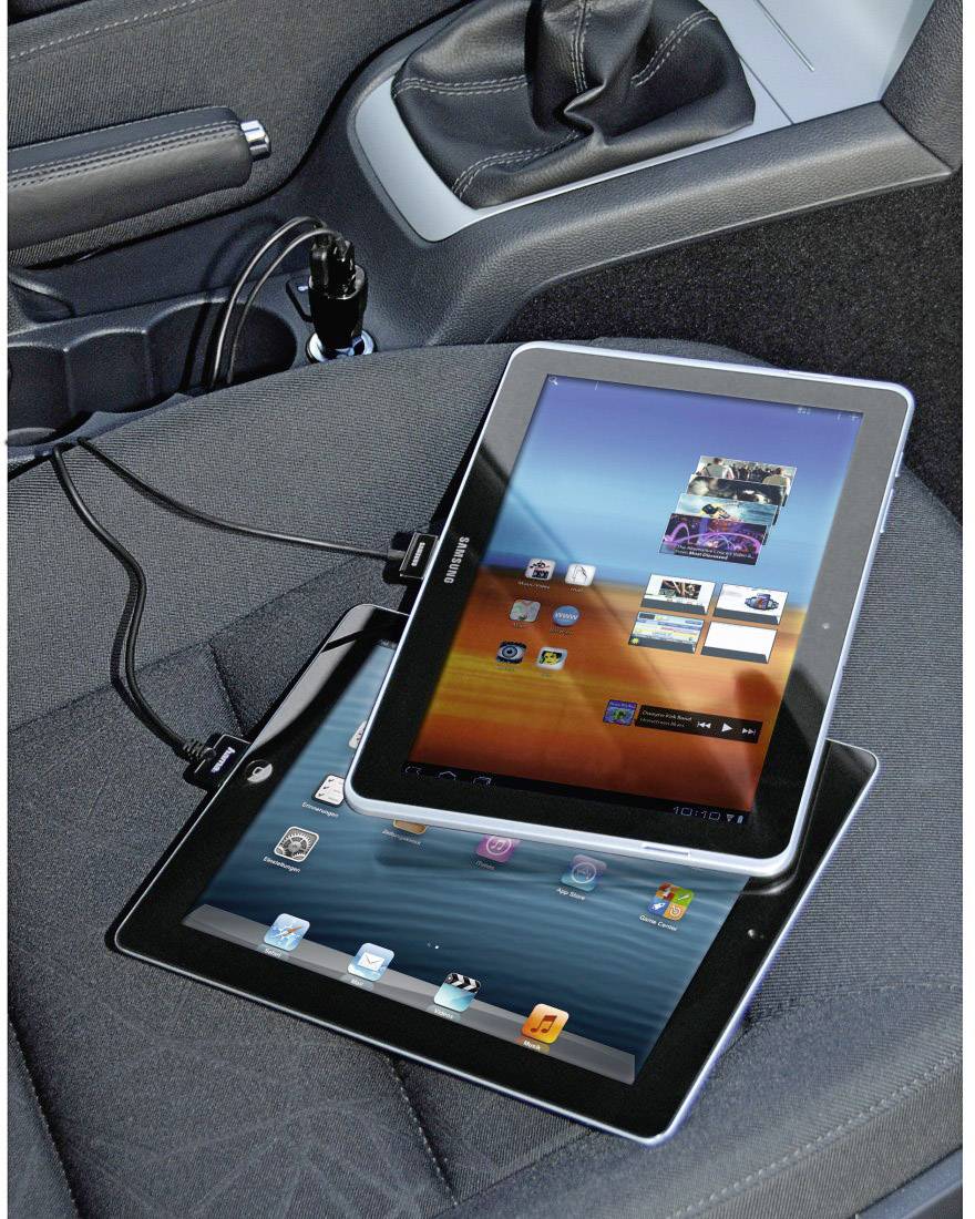 Hama Duo 4.8 173609 USB-Ladegerät KFZ, LKW Ausgangsstrom (max.) 4800mA 2 x USB