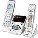 Geemarc PACK Mobility 295 Téléphone sans fil pour séniors répondeur téléphonique, touches photo écran éclairé blanc