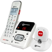 Geemarc AMPLIDECT 295 SOS-Pro Schnurloses Seniorentelefon Anrufbeantworter, inkl. Notrufsender Beleuchtetes Display Weiß Geemarc AMPLIDECT 295 SOS-Pro Schnurloses Seniorentelefon Anrufbeantworter, inkl. Notrufsender Beleuchtetes Display Weiß