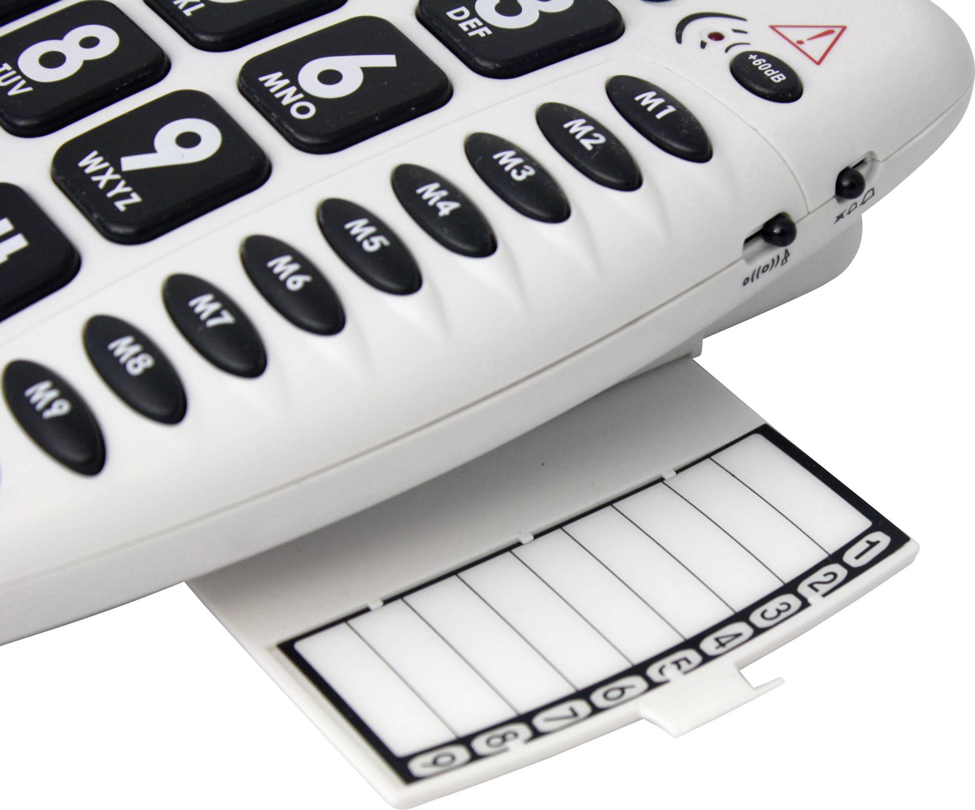 Geemarc AMPLIPOWER 40 Schnurgebundenes Seniorentelefon Weiß