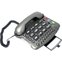 Geemarc AMPLIPOWER 40 Schnurgebundenes Seniorentelefon Anthrazit Geemarc AMPLIPOWER 40 Schnurgebundenes Seniorentelefon Anthrazit