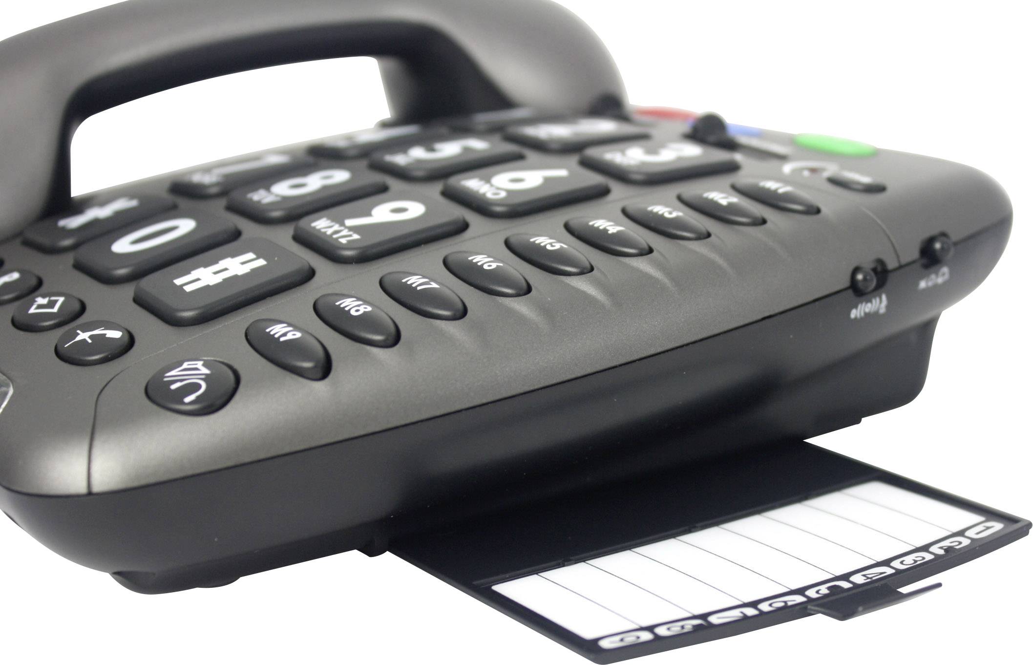 Geemarc AMPLIPOWER 40 Schnurgebundenes Seniorentelefon Anthrazit