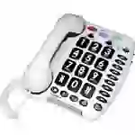 Geemarc AMPLIPOWER 50 Schnurgebundenes Seniorentelefon Weiß Geemarc AMPLIPOWER 50 Schnurgebundenes Seniorentelefon Weiß