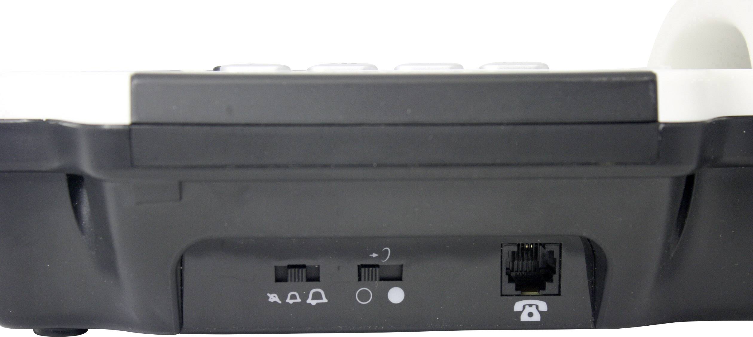 Geemarc PHOTOPHONE 100 Schnurgebundenes Seniorentelefon Foto-Tasten Weiß