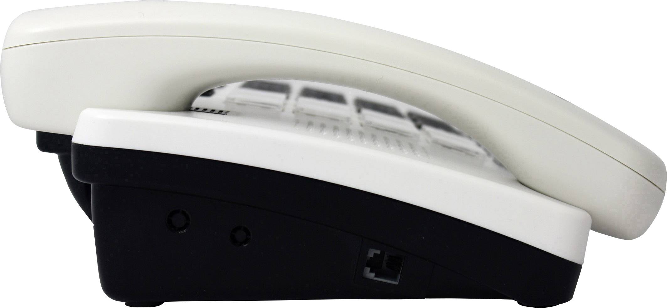 Geemarc PHOTOPHONE 100 Schnurgebundenes Seniorentelefon Foto-Tasten Weiß