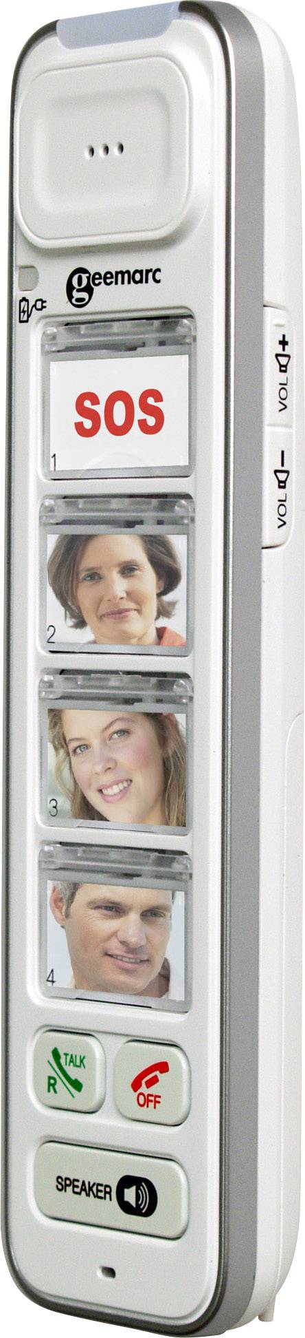 Geemarc PhotoDECT 295 Zusätzliches Mobilteil Foto-Tasten Weiß