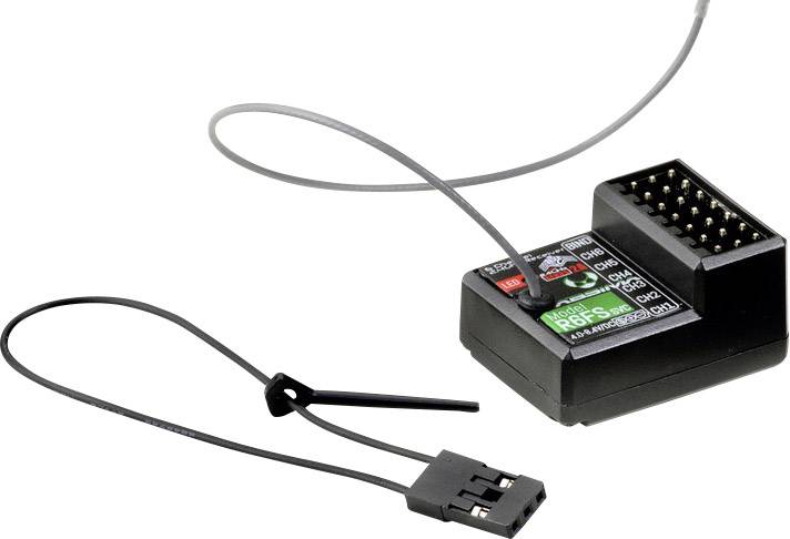Absima R6FS 6-Kanal Empfänger 2,4 GHz Stecksystem JR / Futaba