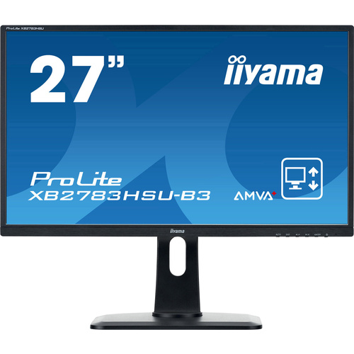 Iiyama ProLite XB2783HSU LED-Monitor 68.6cm (27 Zoll) EEK F (A - G) 1920 x 1080 Pixel Full HD 4 ms HDMI®, DisplayPort, VGA, USB