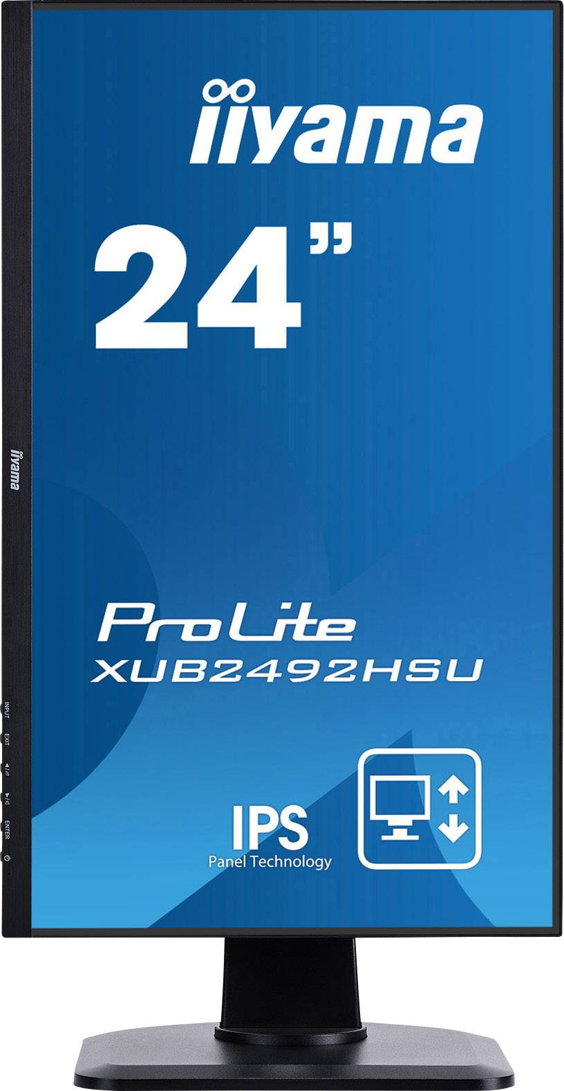 Iiyama ProLite XUB2492HSU LED-Monitor 60.5cm (23.8 Zoll) EEK E (A - G) 1920 x 1080 Pixel Full HD 4 ms HDMI®, DisplayPort, VGA