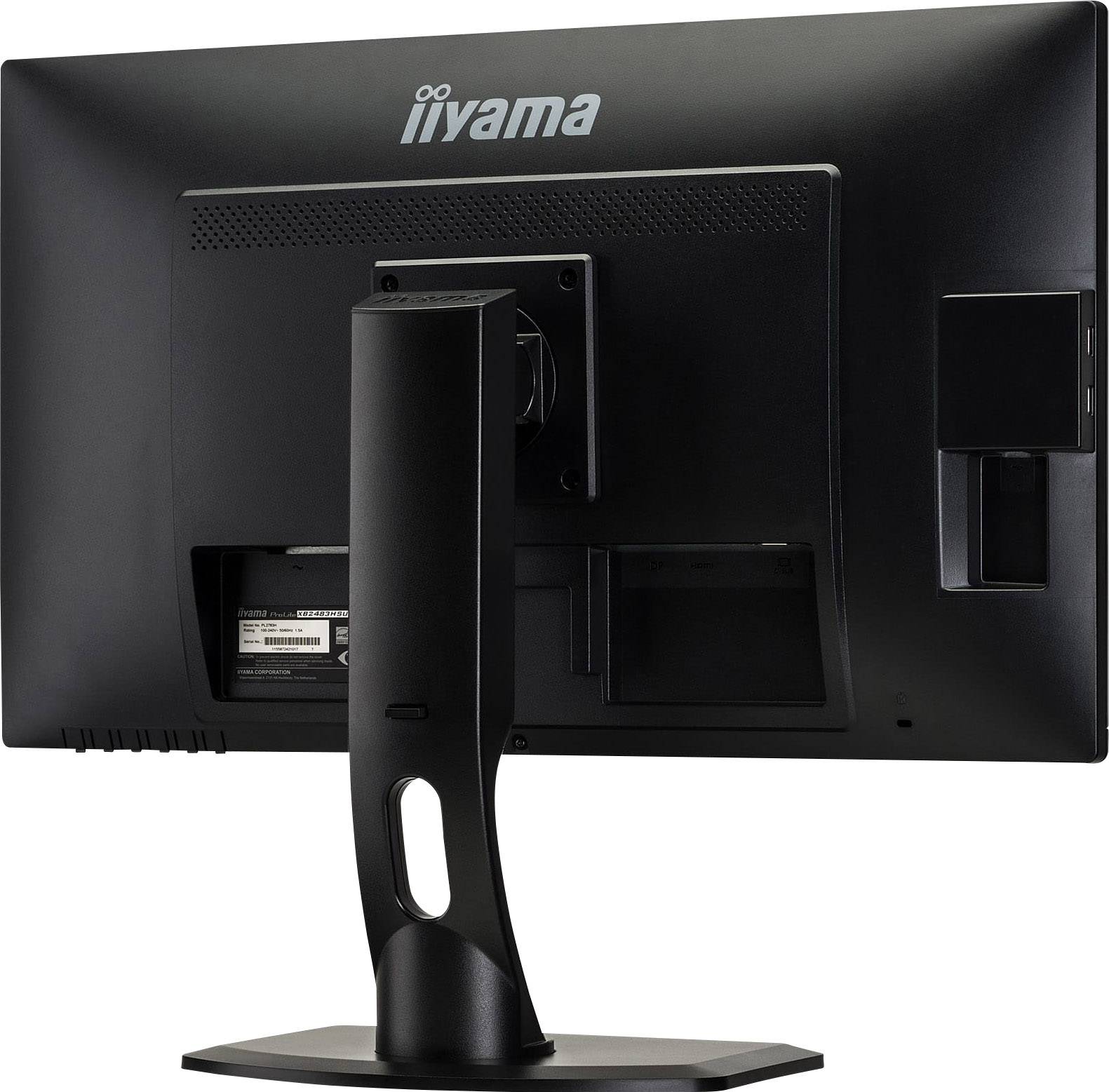 Iiyama ProLite XB2483HSU LED-Monitor EEK E (A - G) 60.5 cm (23.8 Zoll) 1920 x 1080 Pixel 16:9 4 ms HDMI®, DisplayPort, VGA, USB-A (USB 2.0), Kopfhö