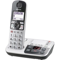 Panasonic KX-TGE520GS Schnurloses Seniorentelefon Anrufbeantworter Beleuchtetes Display Silber-Schwarz Panasonic KX-TGE520GS Schnurloses Seniorentelefon Anrufbeantworter Beleuchtetes Display Silber-Schwarz