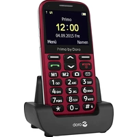 Doro 366 Senioren-Handy mit Ladestation, SOS Taste Rot Doro 366 Senioren-Handy mit Ladestation, SOS Taste Rot