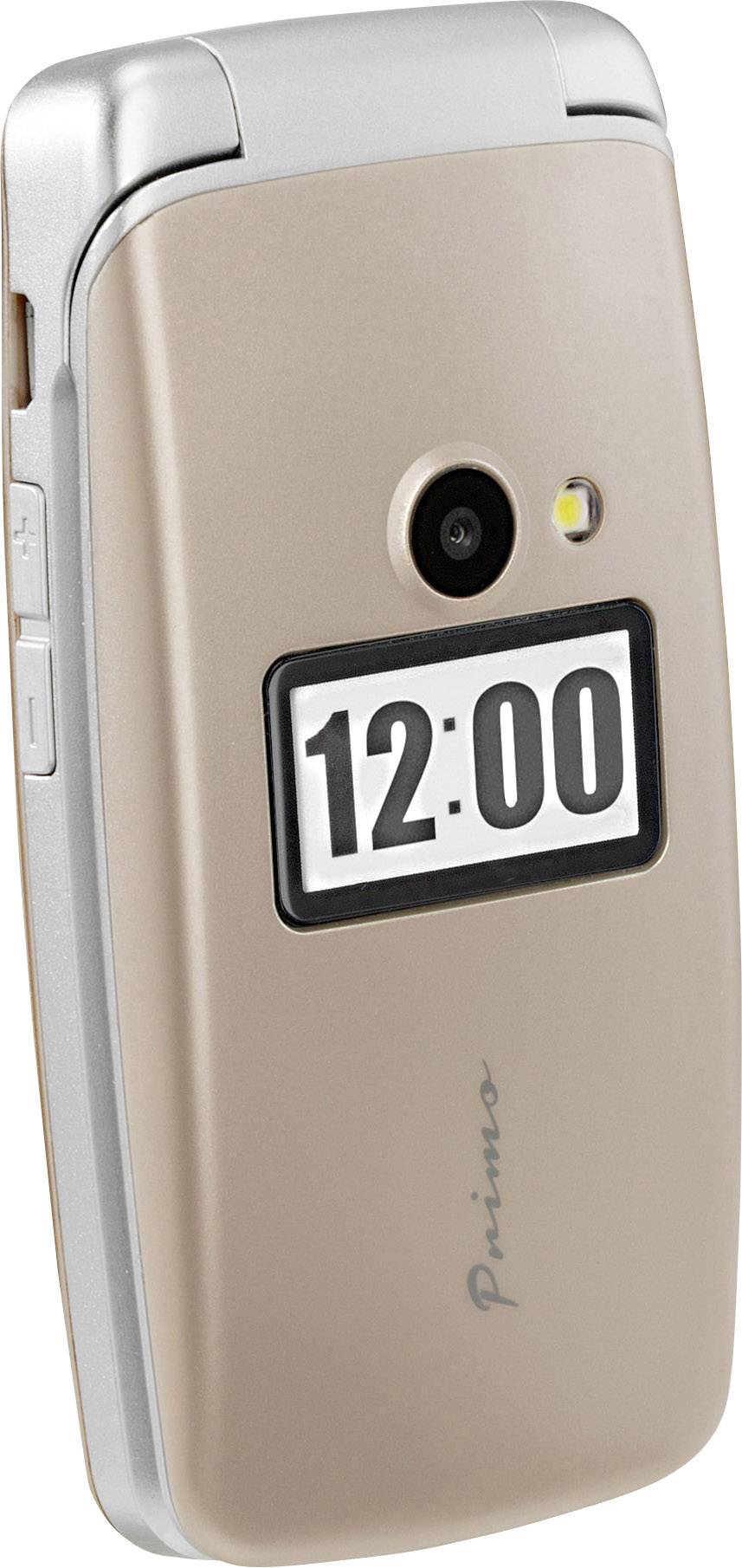 Doro 413 Senioren-Klapp-Handy mit Ladestation, SOS Taste Gold