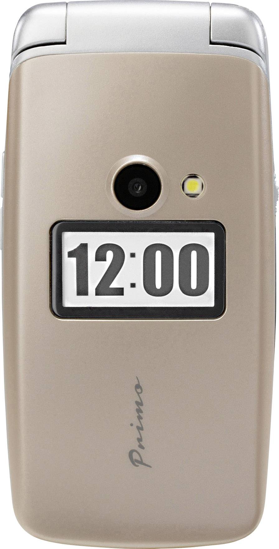 Doro 413 Senioren-Klapp-Handy mit Ladestation, SOS Taste Gold