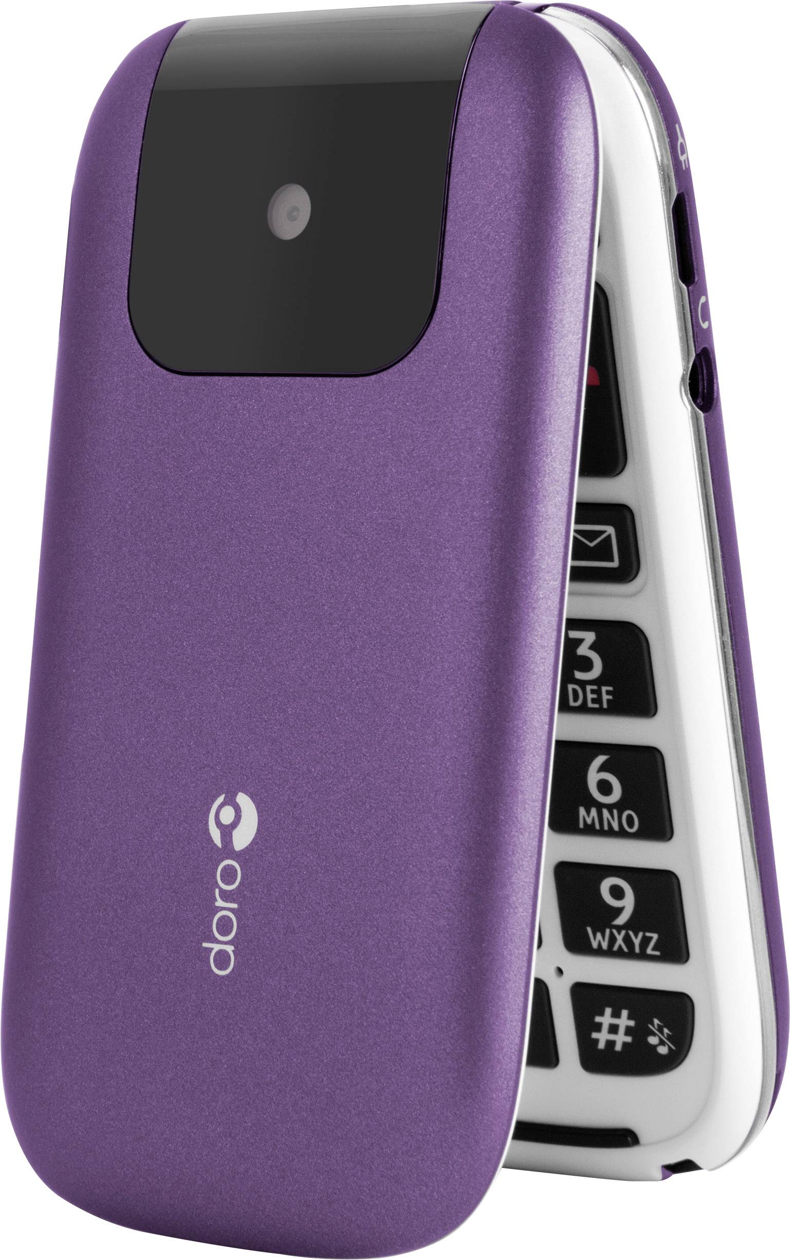 Doro PhoneEasy 613 (aubergine-weiß)