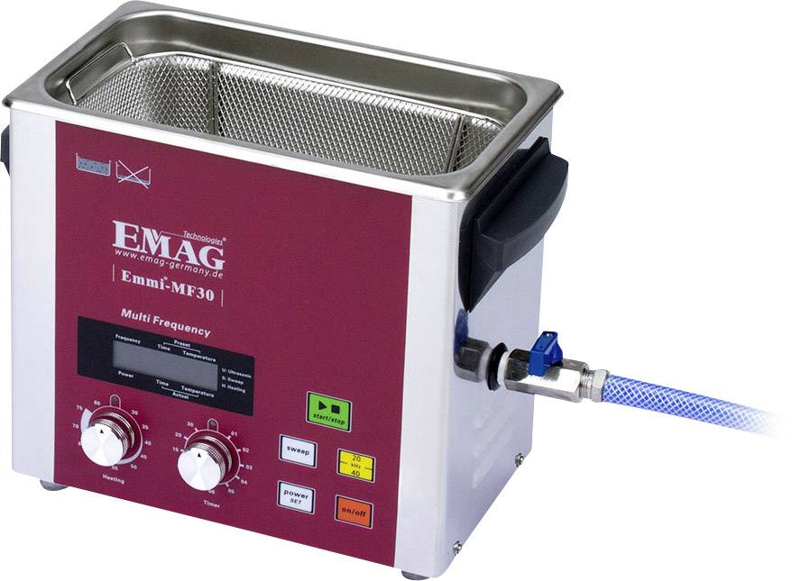 Emag EMMI MF30 Ultraschallreiniger Haushalt, Werkstatt, Universal 3l mit Heizung