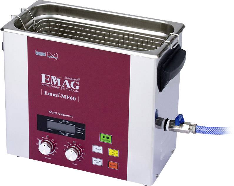 Emag EMMI-MF60 Ultraschallreiniger Werkstatt, Universal 6l mit Heizung
