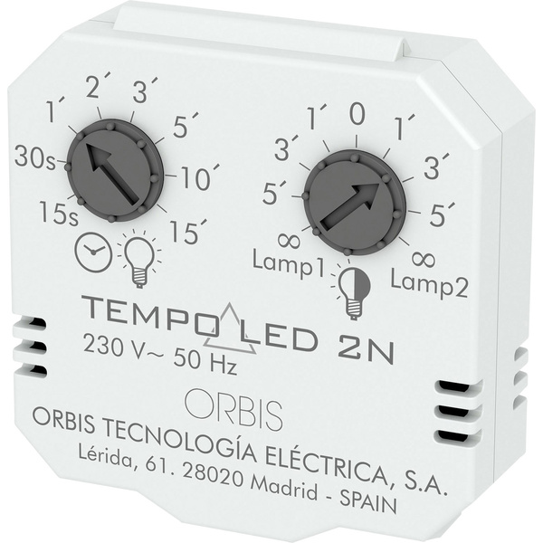 ORBIS Zeitschalttechnik OB200008 Treppenlichtzeitschalter Unterputz 230V