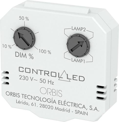 ORBIS Zeitschalttechnik OB200010 Unterputz Dimmer Geeignet für Leuchtmittel: Glühlampe, Energiespa