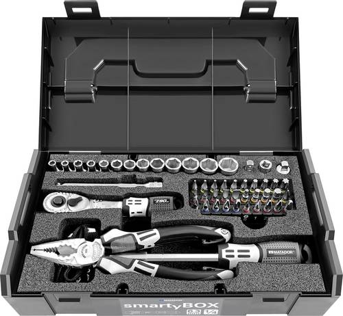 Matador smartyBOX S1 81452115 Handwerker Werkzeugset im Koffer 61teilig