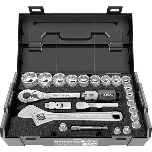 Matador Schraubwerkzeuge smartyBOX S2 81453115 HandwerkerInnen Werkzeugset im Koffer 25teilig