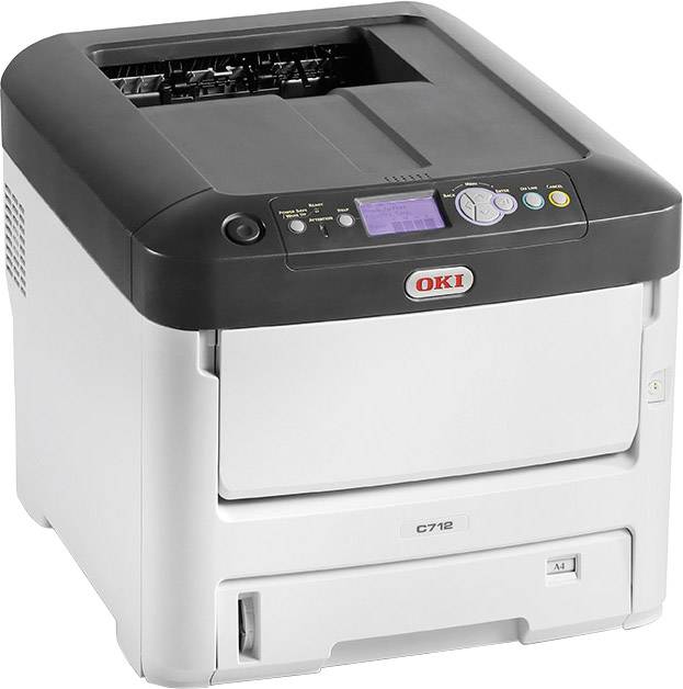 OKI C712n Farblaser Drucker A4 36 S./min 34 S./min 1200 x 600 dpi LAN
