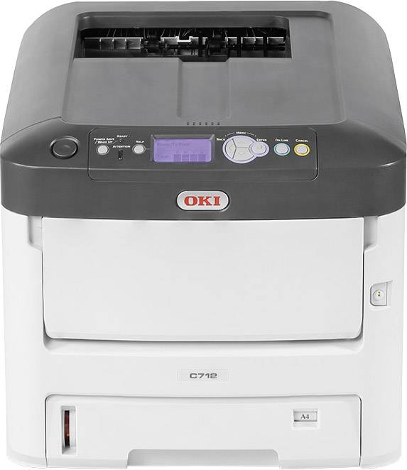 OKI C712n Farblaser Drucker A4 36 S./min 34 S./min 1200 x 600 dpi LAN