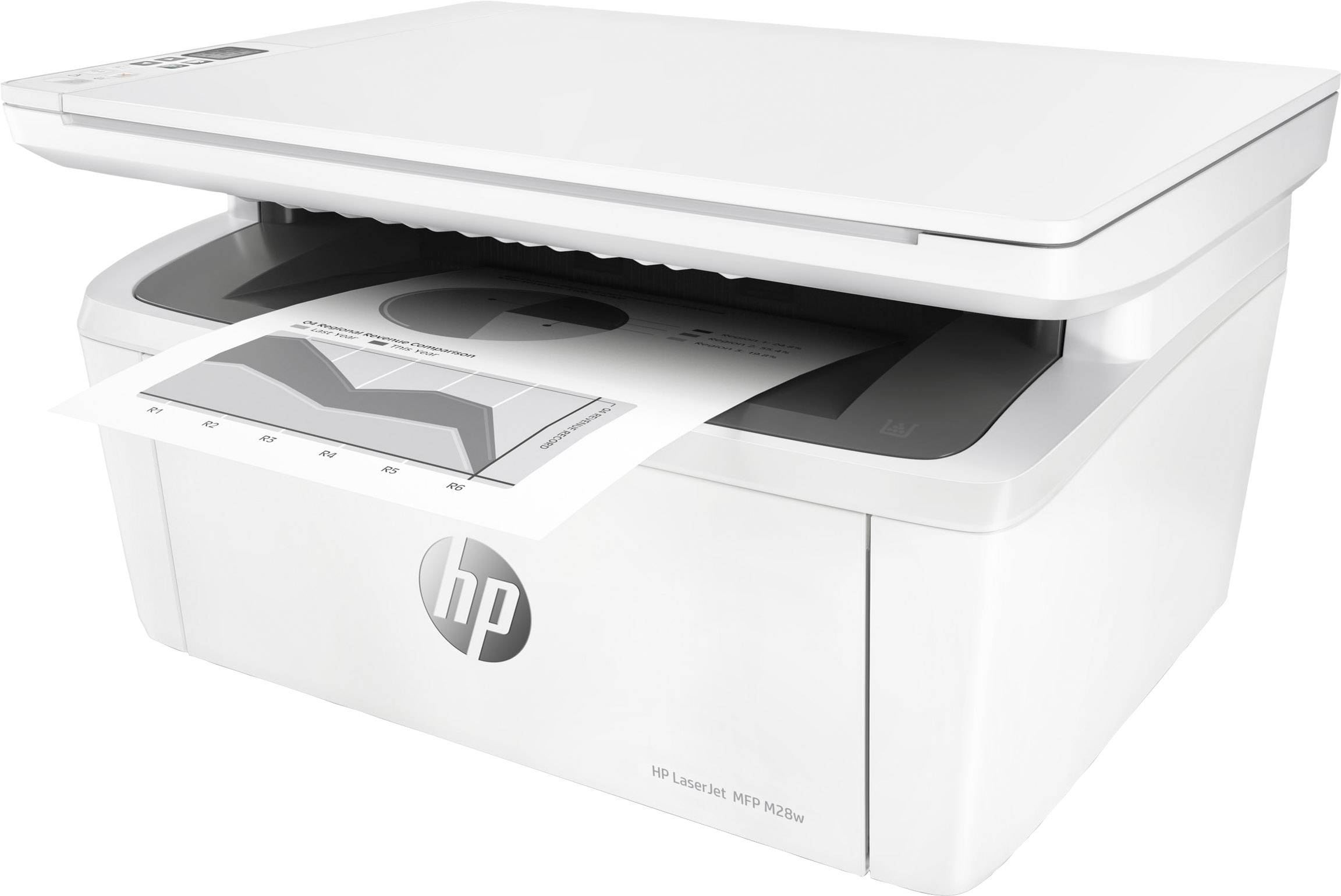 HP LaserJet Pro MFP M28w Schwarzweiß Laser Multifunktionsdrucker A4 Drucker, Scanner, Kopierer WLAN