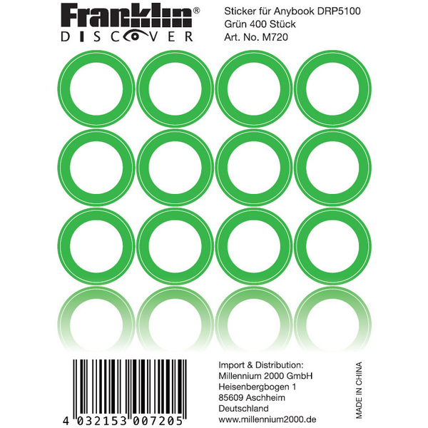 Franklin Sticker-Set M720 400St.