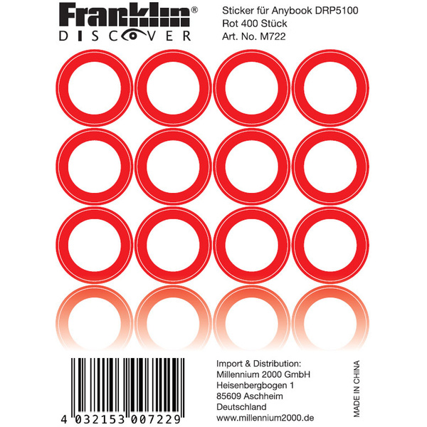 Franklin Sticker-Set M722 400 St.