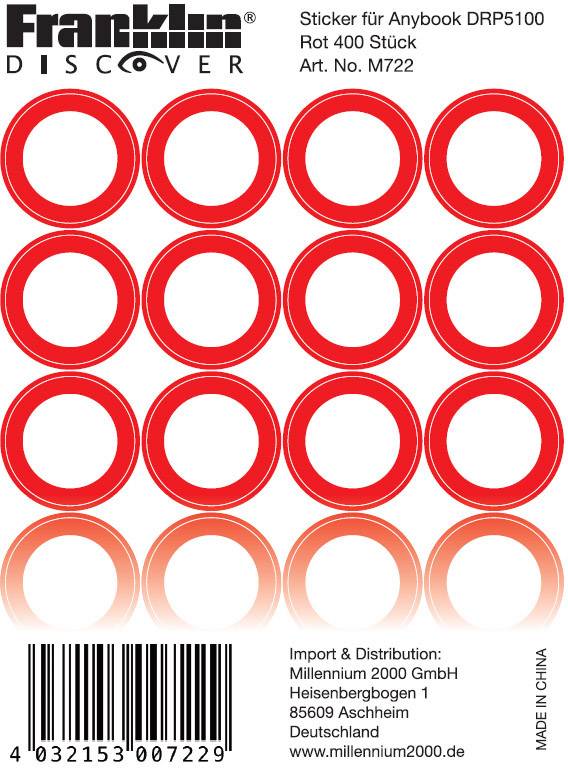 Franklin Sticker-Set M722 400 St.