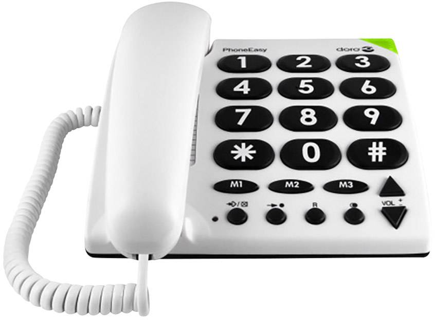 doro PhoneEasy 311c Schnurgebundenes Seniorentelefon Weiß