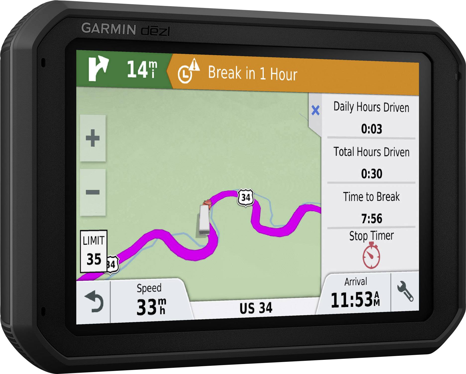 Garmin dēzl™ 780LMT-D LKW-Navi 17.7cm 6.95 Zoll Europa