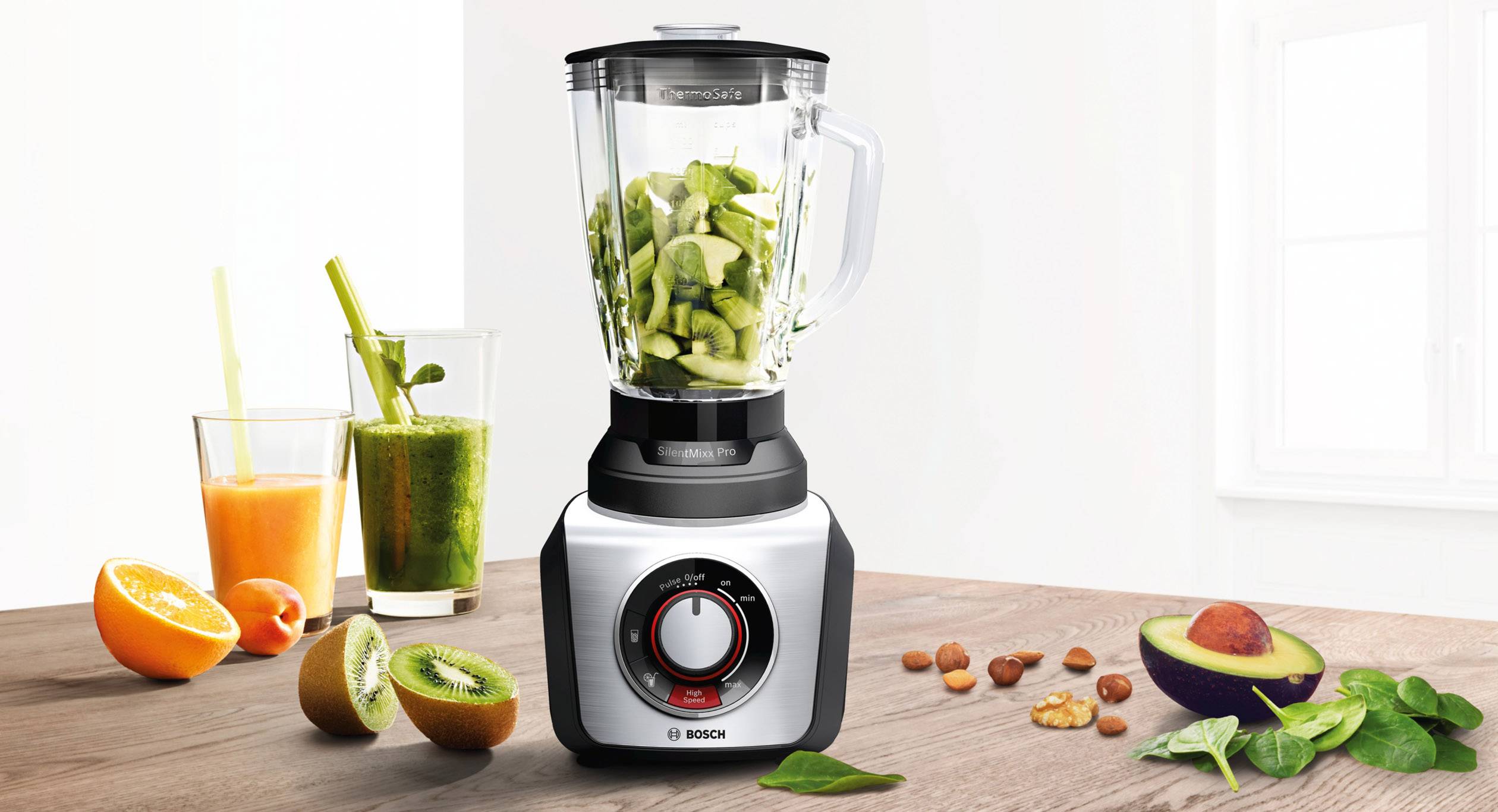 Bosch Haushalt MMB66G5MDE Standmixer 900 W Schwarz, Silber