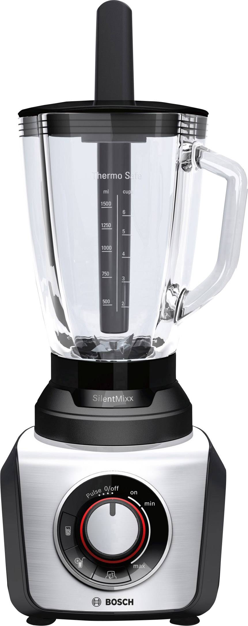 Bosch Haushalt MMB66G5MDE Standmixer 900 W Schwarz, Silber