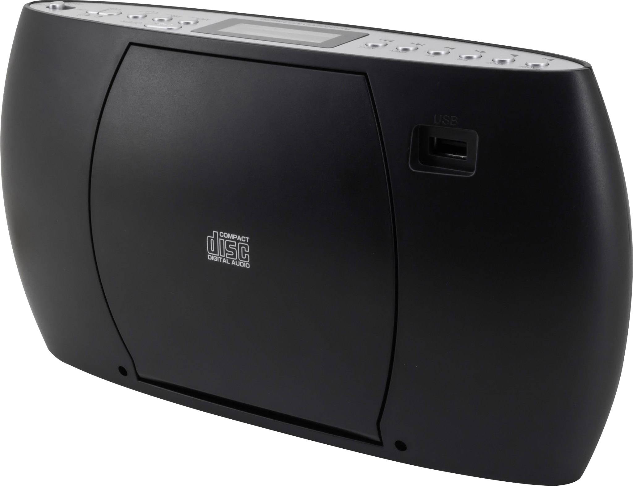 Soundmaster RCD1250 Kofferradio UKW USB Schwarz