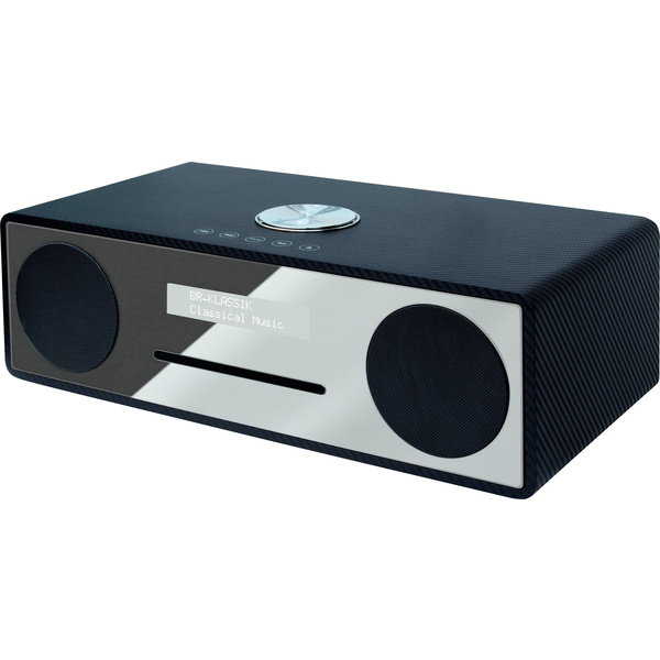 Soundmaster DAB950CA CD-Radio DAB+, UKW AUX, Bluetooth®, CD, USB Akku-Ladefunktion Schwarz