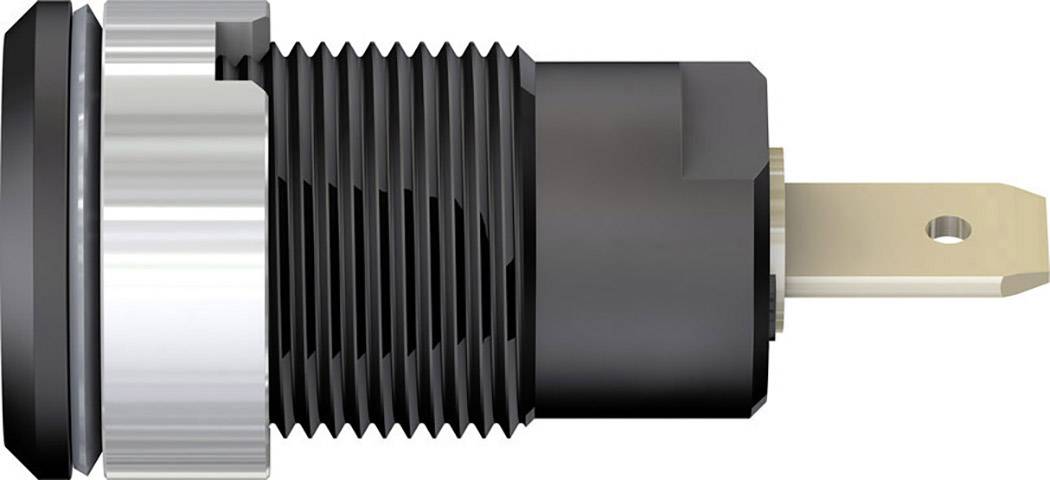 Stäubli SLB4-F Sicherheits-Laborbuchse Buchse, Einbau Schwarz