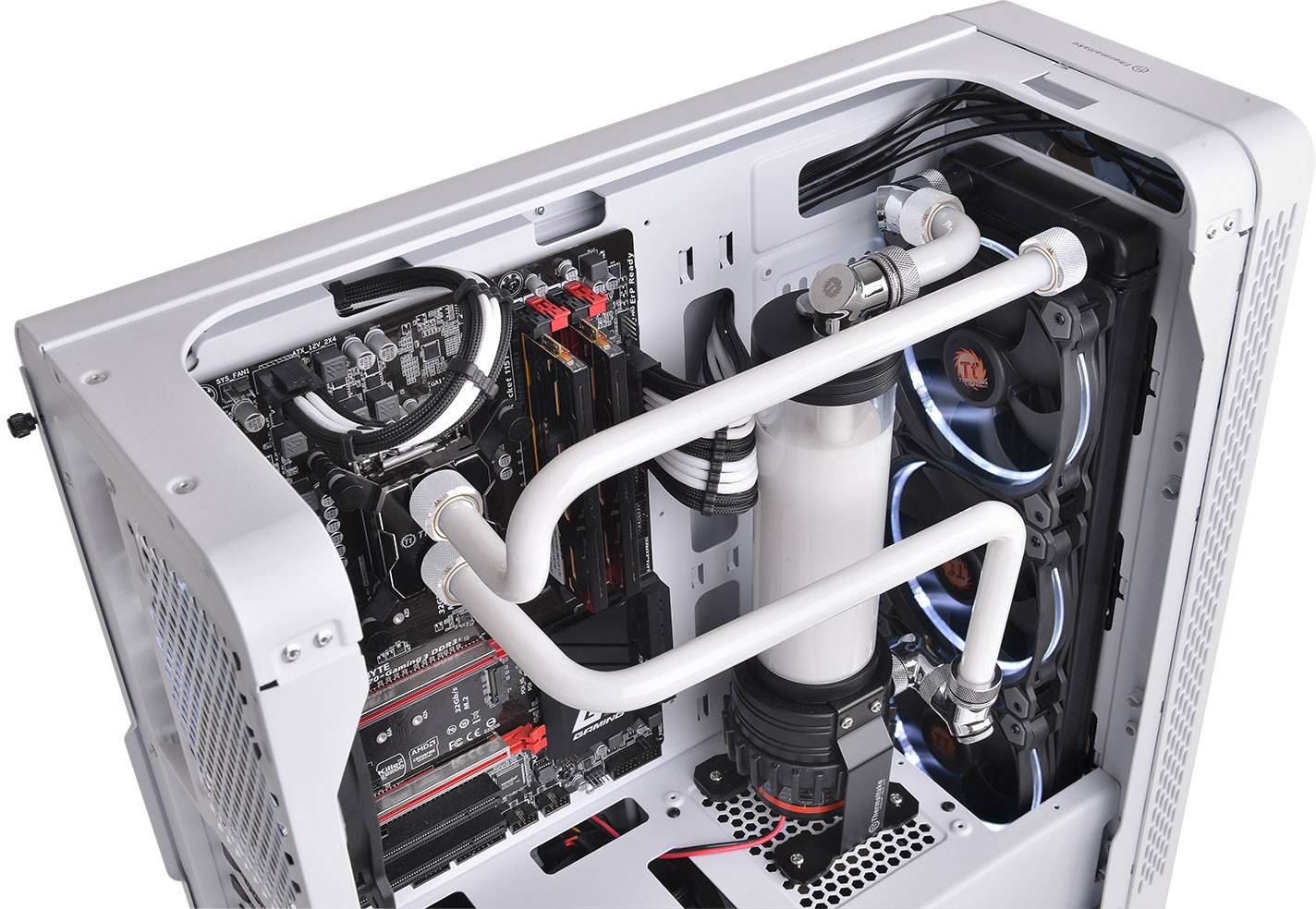 Thermaltake Pacific C-PRO G1/4 PETG Tube 16mm OD Compression - White Wasserkühlung-Fitting