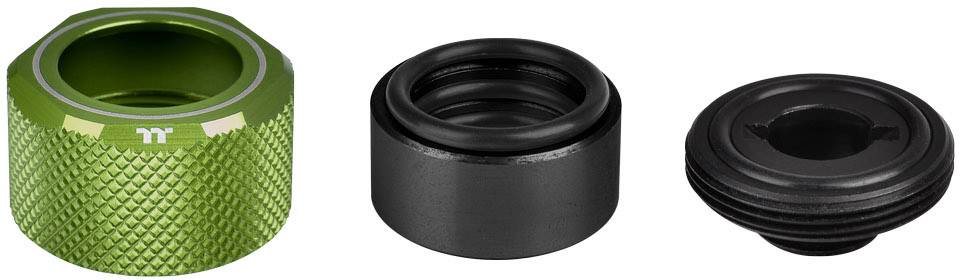 Thermaltake Pacific C-PRO G1/4 PETG Tube 16mm OD Compression - Green Wasserkühlung-Fitting