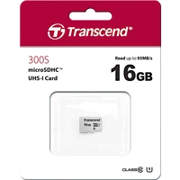 Transcend Premium 300S microSDHC-Karte 16GB Class 10, UHS-I, UHS-Class 1 Transcend Premium 300S microSDHC-Karte 16GB Class 10, UHS-I, UHS-Class 1