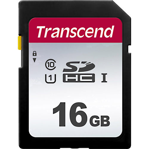 Transcend Premium 300S SDHC-Karte 16GB Class 10, UHS-I, UHS-Class 1